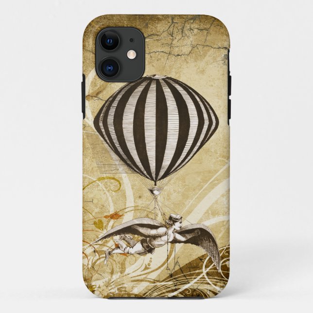 Coques Case-Mate iPhone Victorian Flying Man (Dos)