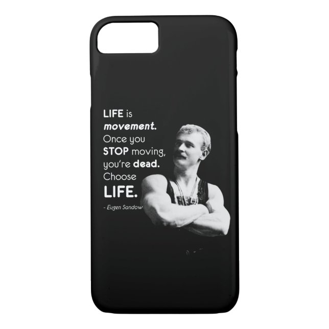 Coques Case-Mate iPhone Vie - Eugen Sandow Bodybuilding Motivation (Dos)