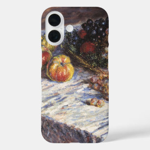 Coques iPhone 16 Vie morte avec pommes et raisins par Claude Monet