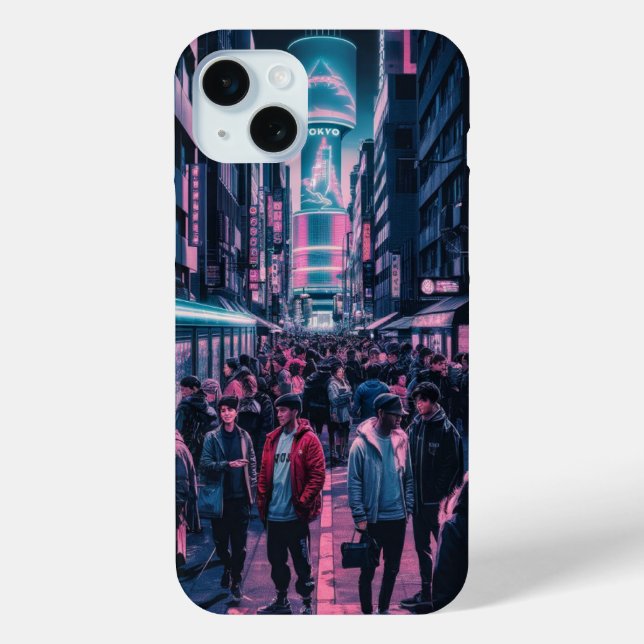 Coques Case-Mate iPhone Vie nocturne dans les rues de Tokyo (Verso)
