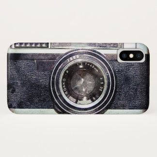 Case-Mate iPhone Case Vieil appareil-photo noir