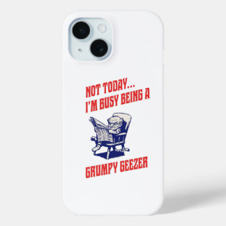 Coque Case-Mate iPhone Vieil homme grincheux occupé