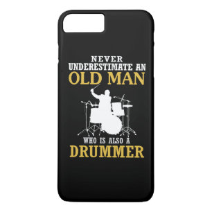 Coque iPhone 7 Plus Vieil homme - un batteur