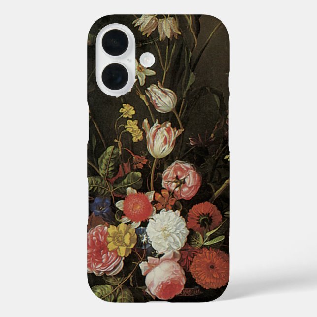 Coques Case-Mate iPhone Vieille Composition Florale Baroque de Fleurs dans (Verso)
