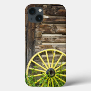 Coque Case-Mate iPhone Vieille roue de chariot dans une vieille ville aur
