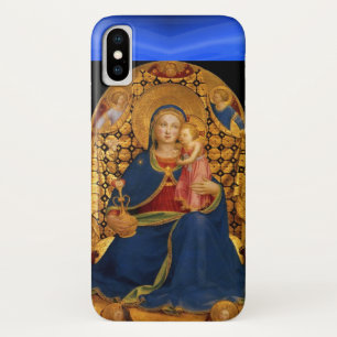 Etui iPhone Case-Mate VIERGE AVEC ENFANT ET ANGELS, Saphir Bleu