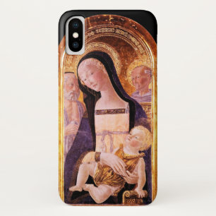 COQUE iPhone X   VIERGE AVEC ENFANT ET SAINTS