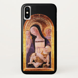 COQUE iPhone X   VIERGE AVEC ENFANT ET SAINTS
