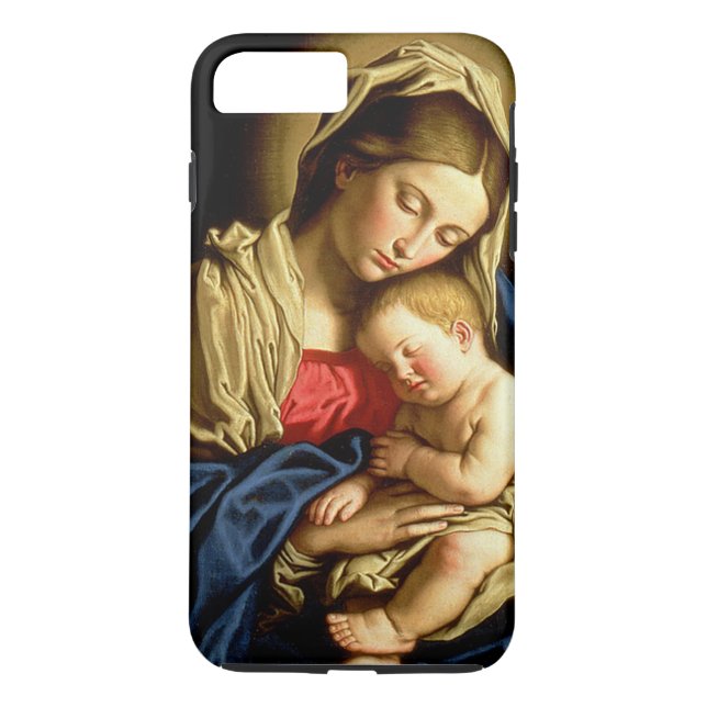 Coques Case-Mate iPhone Vierge et Enfant Jésus - Sassoferrato (Dos)