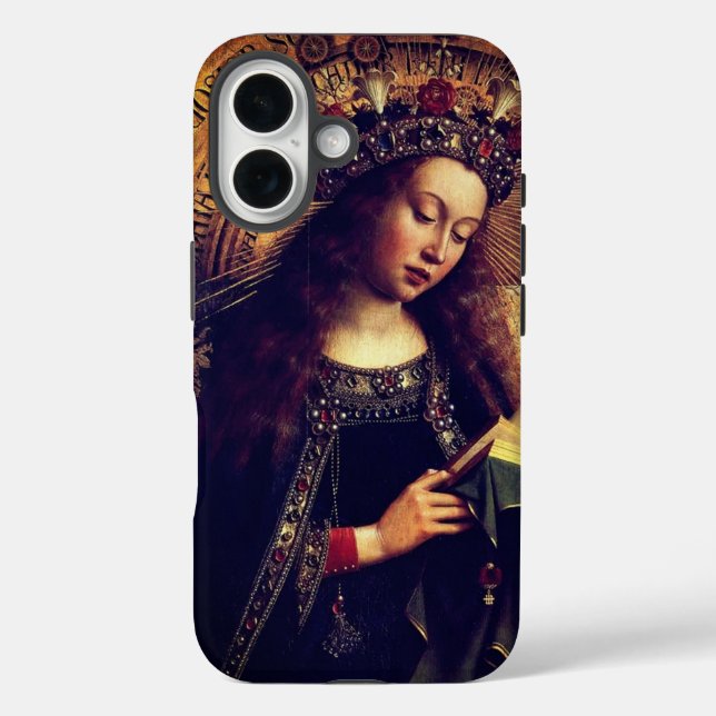Coques Case-Mate iPhone Vierge Marie - Gand Altarpiece de Jan van Eyck (Verso)