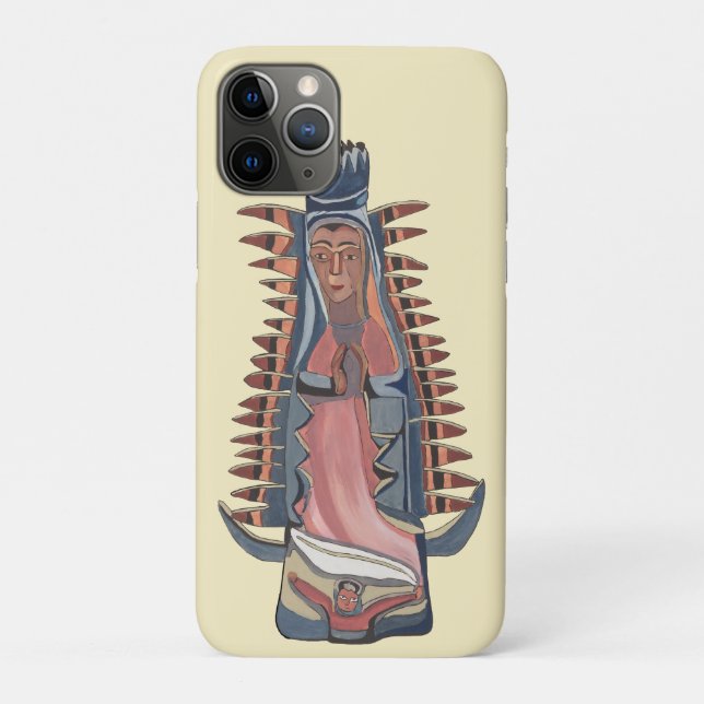 Coques Case-Mate iPhone Vierge Marie Notre Dame de Guadalupe peinture (Dos)