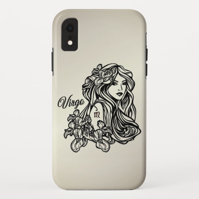 Coques Case-Mate iPhone Vierge Vierge Zodiaque Doré (Dos)