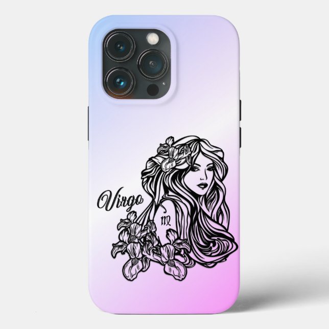 Coques Case-Mate iPhone Vierge Vierge Zodiaque Violet (Verso)