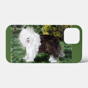 iPhone 13 Mini Coque Vieux anglais Sheepdog Art