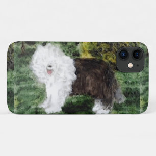 Etui iPhone Case-Mate Vieux anglais Sheepdog Peinture Chien mignon