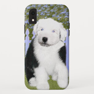 Case-Mate iPhone Case Vieux anglais Sheepdog Puppy Peinture - Chien Art