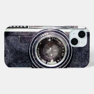 Coque Case-Mate iPhone Vieux appareil photo noir