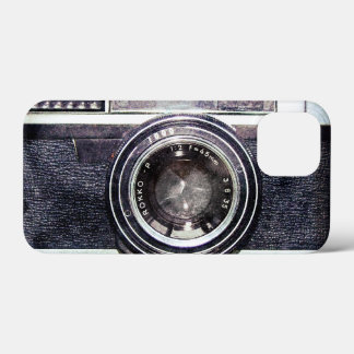 Case-Mate iPhone Case Vieux appareil photo noir