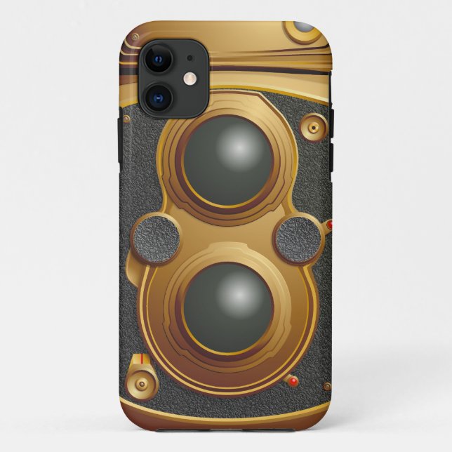 Coques Case-Mate iPhone Vieux appareil photo Steampunk (Dos)