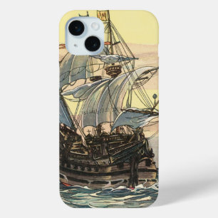 Coque Case-Mate iPhone Vieux bateau pirate, galion naviguant sur l'océan