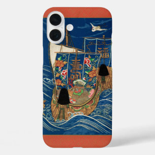 Coque Pour iPhone 16 Plus Vieux bateau-trésor japonais chanceux G.A. Audsley