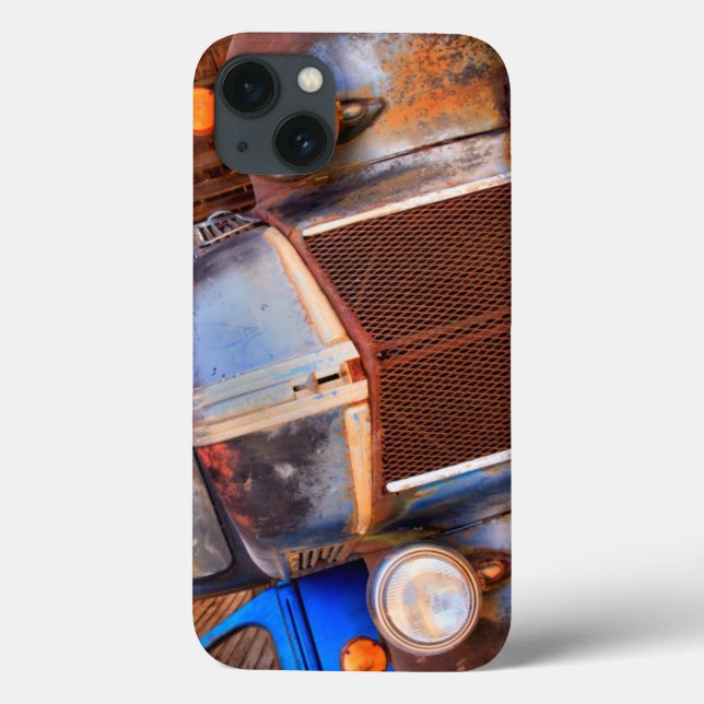 Coques Case-Mate iPhone Vieux camion rouillé dans une ferme (Verso)