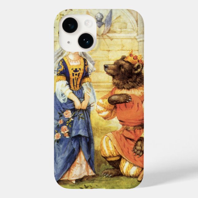 Coques Case-Mate iPhone Vieux Conte de Fées, La Belle et la Bête (Verso)