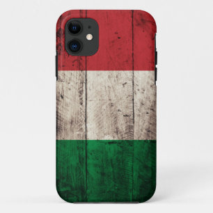 Coque Case-Mate iPhone Vieux drapeau en bois de l'Italie