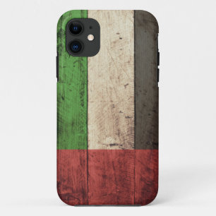 Coque Case-Mate iPhone Vieux drapeau en bois des Emirats Arabes Unis