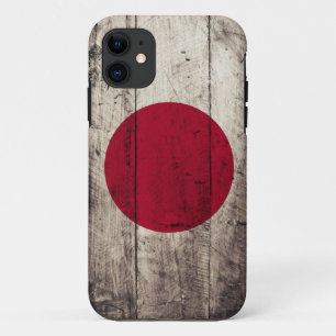 Case-Mate iPhone Case Vieux drapeau en bois du Japon