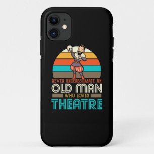 Case-Mate iPhone Case Vieux Homme qui aime le théâtre