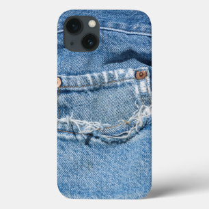 iPhone 13 Coque Vieux Jeans iPad Air, à peine là