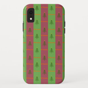 Case-Mate iPhone Case Vieux Monde Arbre de Noël Motif À feuillage persis