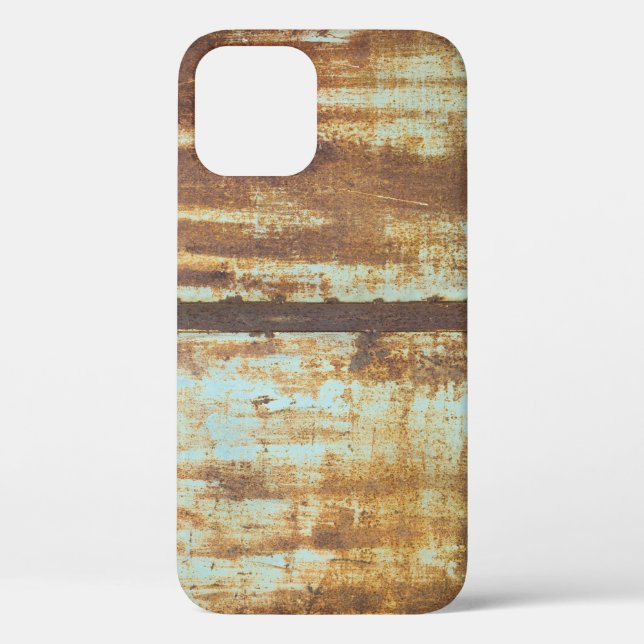 Coques Case-Mate iPhone Vieux rouille de fer : Arrière - plan de métal (Verso)