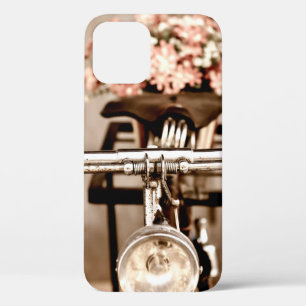 Case-Mate iPhone Case Vieux vélo et fleurs flou dans le processus arrièr