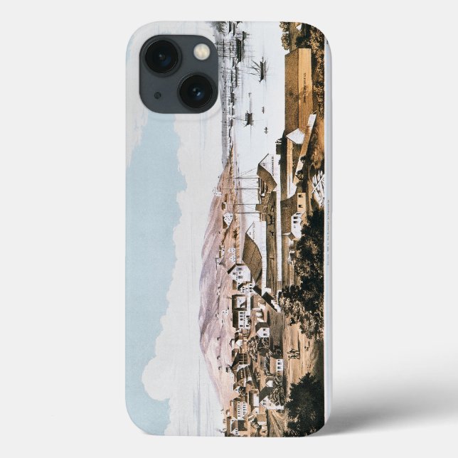 Coques Case-Mate iPhone View Of San Francisco, 1849 (Verso)