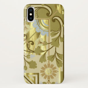 Case-Mate iPhone Case Vif floral or vintage papier peint textile