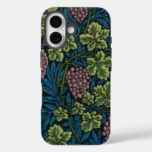 Coque Pour iPhone 16 Vignes avec grappes de raisins roses