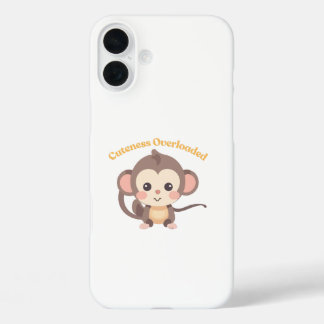 Coque Pour iPhone 16 Plus Vignobles surchargés : Collection de singes