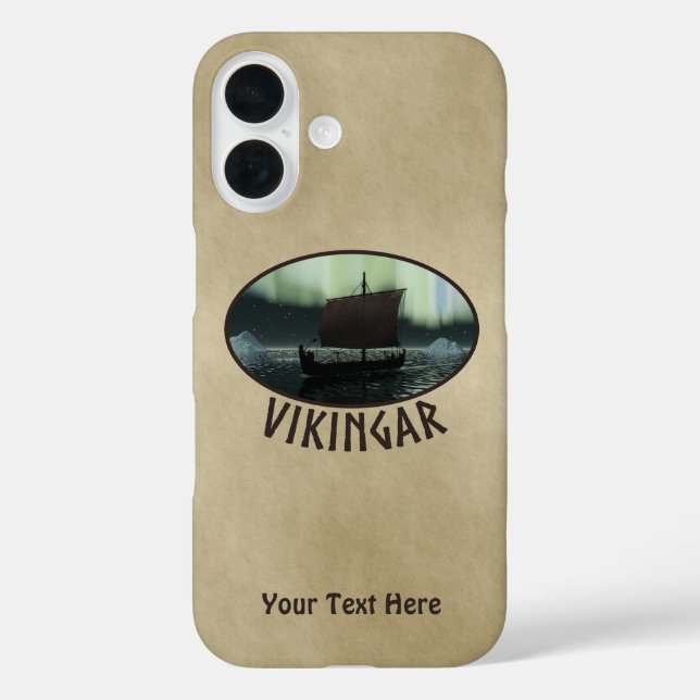Coques Case-Mate iPhone Viking Navire Et Lumières Du Nord (Verso)