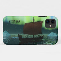 Viking Navire Et Lumières Du Nord