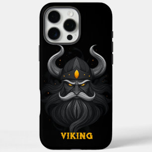 Coque iPhone 16 Pro Max Viking Noir en colère