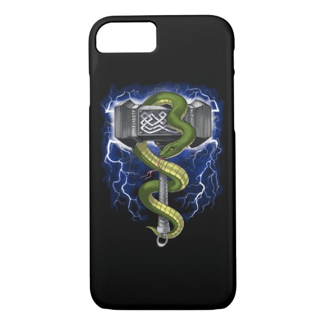 Coques Case-Mate iPhone Viking Warrior Hammer (Dos)