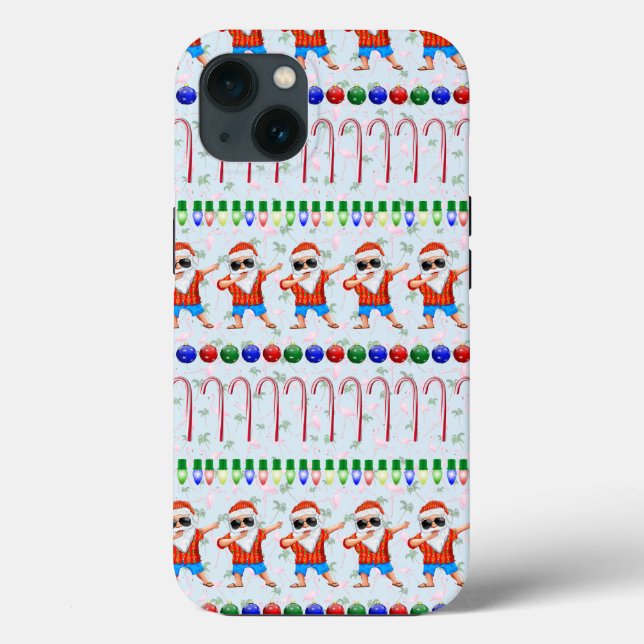 Coques Case-Mate iPhone Vilain Noël Dabbing Père Noël (Verso)