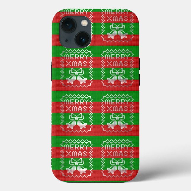 Coques Case-Mate iPhone Vilain pull motif sonnettes Joyeux fils Xmas (Verso)