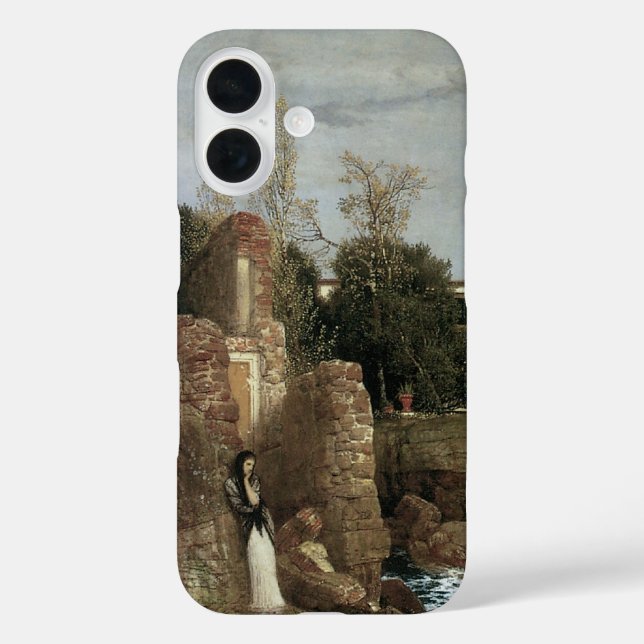 Coques Case-Mate iPhone Villa By the Sea par Arnold Bocklin, Symbolisme Ar (Verso)