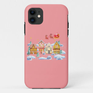 Case-Mate iPhone Case Village de Noël du Pôle Nord du Père Noël