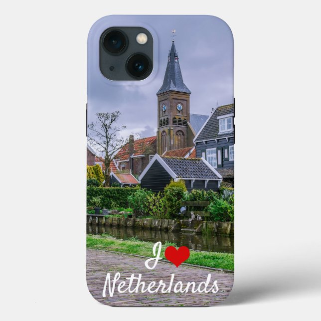 Coques Case-Mate iPhone Village de pêcheurs traditionnel Marken à Pays-Bas (Verso)
