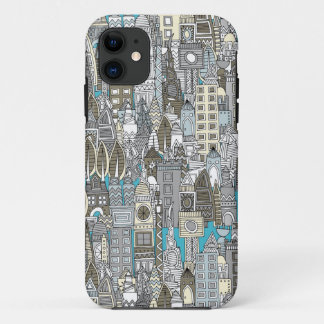 Coque iPhone 11 ville d'aluminium
