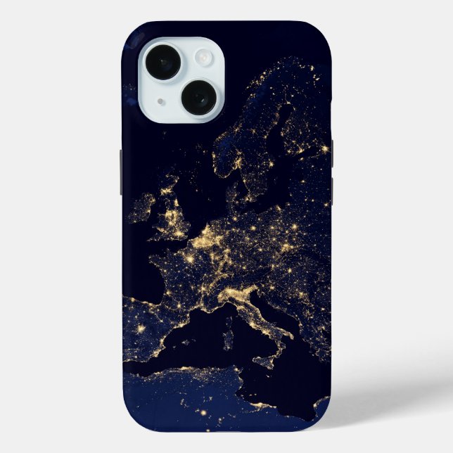 Coques Case-Mate iPhone Ville Éclairante Dans Plusieurs Villes Européennes (Verso)